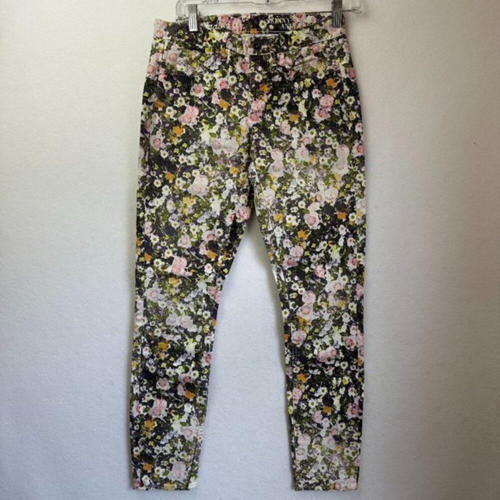 Madewell Skinny Skinny Ankle Jean Pants Sun Garden Floral sz 26 x 29